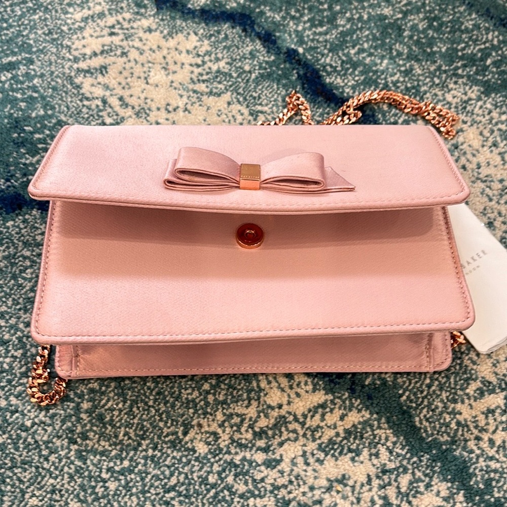COPY - Ted Baker Pink Bow Clutch - Brand New with Tags